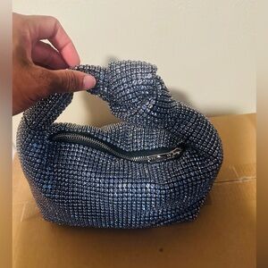 PrettyLittleThing Rhinestone Knotted Handbag